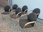 Lande buizenframe sledestoel stoelen 6x Izgst! Zie advert,, Huis en Inrichting, Stoelen, Ophalen, Zo goed als nieuw, Vijf, Zes of meer stoelen