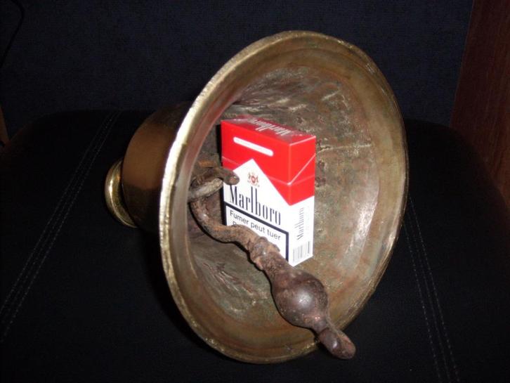 Grote scheepsklok, beiaardbel, ideale deurbel, Antiek en Kunst, Antiek | Koper en Brons, Brons, Ophalen