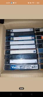 Doos met opname videobanden opnames van tv, Cd's en Dvd's, VHS | Film, Ophalen of Verzenden
