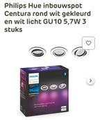Philips Hue Centura inbouwspot 3 stuks, Led, Nieuw, Ophalen of Verzenden, Modern