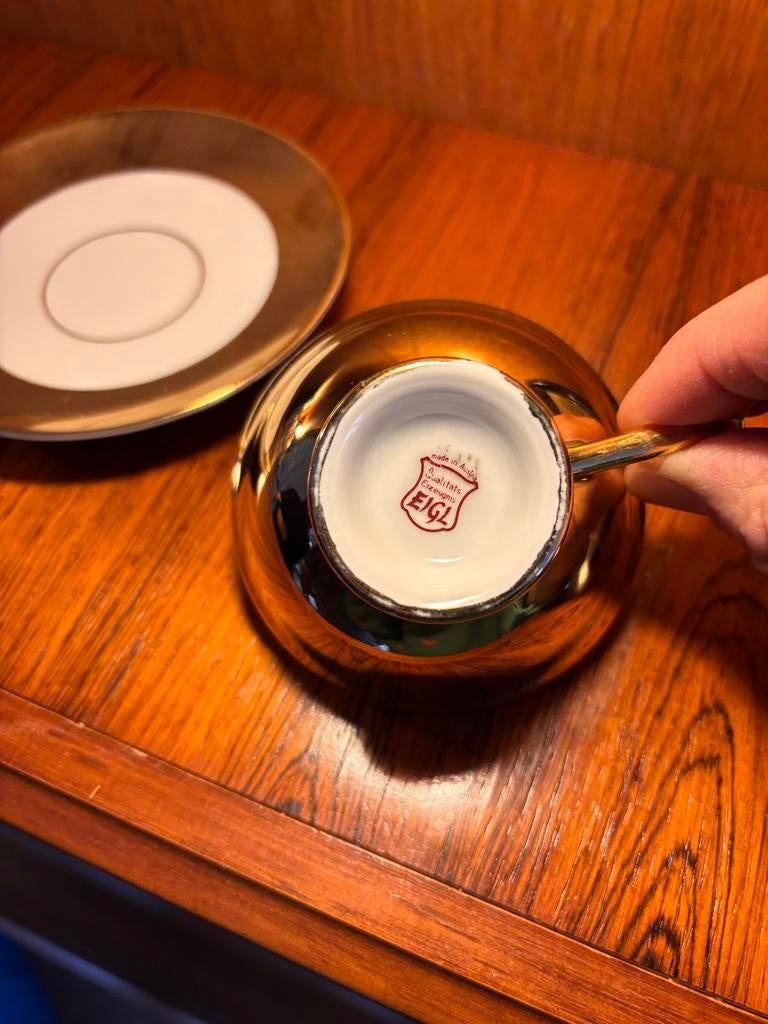 Demitasse kop en schotel Zirl Tirol, Antiek en Kunst, Ophalen