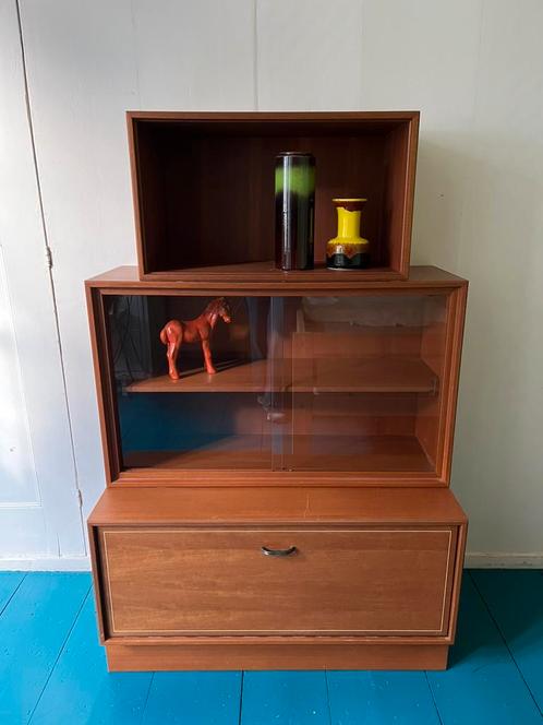 Kempkes formule kast Waddinxveen vintage retro, Huis en Inrichting, Kasten | Wandmeubels, Gebruikt, 200 cm of meer, Minder dan 150 cm