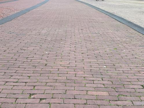 Waalformaat klinkers SBP32, 5 duimers, gebakken, rood nuance, Tuin en Terras, Tegels en Klinkers, Zo goed als nieuw, Klinkers
