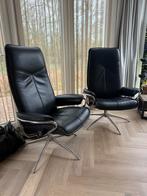 2x Stressless Fauteuil - Comfort en Stijl, Huis en Inrichting, Fauteuils, Ophalen, Gebruikt, Leer, 75 tot 100 cm