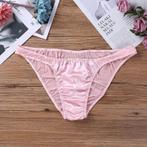 Doorzichtige roze heren slip / onderbroek sexy gay M L XL, Kleding | Heren, Ondergoed, Slip, Roze, Verzenden