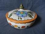Plateel doos decor Norma Royal Kon. Zuid Holland Gouda Mint, Antiek en Kunst, Antiek | Keramiek en Aardewerk, Ophalen of Verzenden