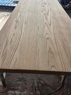Eiken tafelblad 7cm dik 210cmx90cm, Doe-het-zelf en Verbouw, Hout en Planken, Ophalen, Eiken, Minder dan 200 cm, Plank