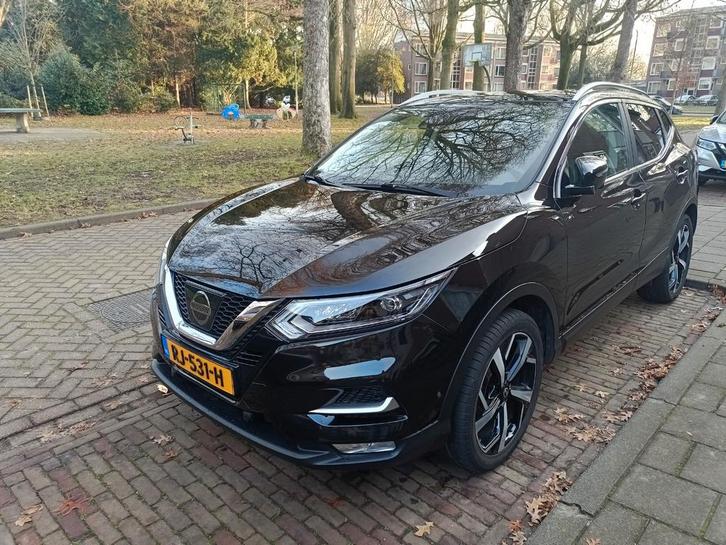 Nissan Qashqai 1.2 Dig-t 85KW 2WD CVT 2017 Zwart, Auto's, Nissan, Particulier, Qashqai, 360° camera, Achteruitrijcamera, Adaptive Cruise Control