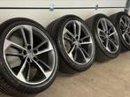 Audi A4 S-Line velgenset 18 inch 5x112 ET40 Continental Band, Ophalen, 18 inch, 245 mm, Banden en Velgen