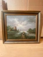 Olieverf landshap schilderij, Ophalen of Verzenden