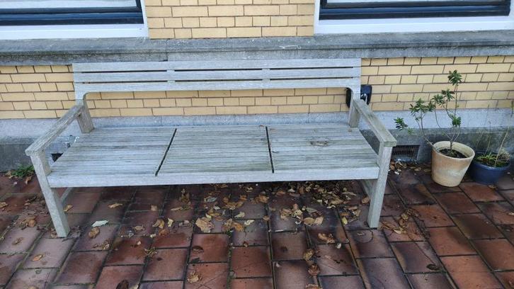 teakhouten bank, Tuin en Terras, Tuinbanken, Zo goed als nieuw, Teakhout, Ophalen