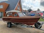 Gerestaureerde Flying Finn (1960) + ligplaats Giethoorn, Watersport en Boten, Benzine, 30 tot 50 pk, Buitenboordmotor, Gebruikt