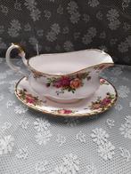 Royal albert old country rose saus kom met schotel, Antiek en Kunst, Antiek | Servies los, Ophalen of Verzenden