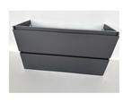 Badkamermeubel/wastafelkast zwart met 2 lades*120x45 * Nieuw, Doe-het-zelf en Verbouw, Sanitair, Ophalen, Nieuw, Overige typen