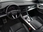 Audi Q8 55 TFSI e Quattro S Competition Aut- Panoramadak Des, Auto's, Audi, Te koop, Zilver of Grijs, Xenon verlichting, Gebruikt