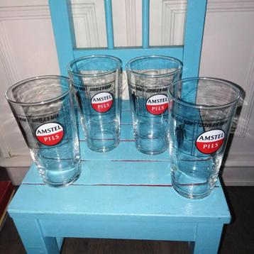 Amstel bierglazen Dit is de man Dit is z'n bier 4 stuks beschikbaar voor biedingen