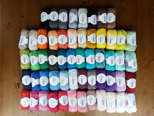 byClaire Cotton, alle kleuren, €2,30/bol, Hobby en Vrije tijd, Breien en Haken, Nieuw, Breien of Haken, Wol of Garen, Ophalen of Verzenden