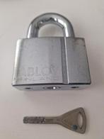 Abloy Hangslot met Sleutel - Gehard Staal, Ophalen of Verzenden, Gebruikt, Slot