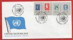 Nederland - F.D.C. - Amphilex 77 serie - United Nations Day, Ophalen of Verzenden, Onbeschreven, Nederland