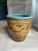 Chinese eierpot jardinière bloempot- Ø43cm, Tuin en Terras, Bloempotten, Ophalen, Gebruikt, 40 cm of meer, Rond