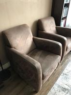 Wegens verhuizing 2 Fauteuils, Gebruikt, 75 tot 100 cm, Ophalen of Verzenden, Stof