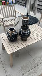 Mooie zwarte kruiken, Huis en Inrichting, Woonaccessoires | Vazen, Steen, 50 tot 75 cm, Zwart, Ophalen of Verzenden