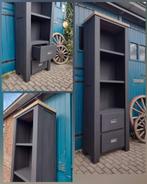 NIEUW! Boekenkast mat zwart deels gezandstraald ️, Ophalen, 200 cm of meer, Nieuw, 50 tot 100 cm