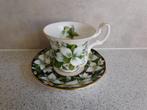 Kop en schotel Fine Bone China Mix Trillium Royal Albert, Antiek en Kunst, Antiek | Servies los, Ophalen of Verzenden