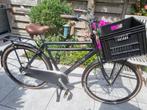 Cortina U4 Mat Zwart Heren + Krat, Fietsen en Brommers, Fietsen | Heren | Herenfietsen, Versnellingen, Zo goed als nieuw, 53 tot 57 cm