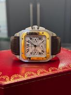 Santos 100 XL Chronograph 2740 5950,-, Sieraden, Tassen en Uiterlijk, Horloges | Heren, Polshorloge, Goud, Ophalen, Overige merken