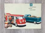 VW Volkswagen folder Transporter Samba Picknick Up 1961 NL, Gelezen, Volkswagen, Verzenden