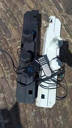 Elektrische bedmotor met stang 2x, Huis en Inrichting, Gebruikt, Wit, Tweepersoons, Ophalen of Verzenden
