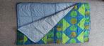 Slaapzak 165x74cm, groenblauw motief, Ophalen of Verzenden, Gebruikt