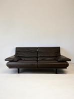 Bruine leren Alanda sofa Paolo Piva B&B Italia vintagedesign, Verzenden, Driepersoons, Zo goed als nieuw, Rechte bank