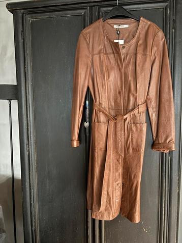 Summum jas jurk colbert echt leer L, XL cognac kleur. Nieuw! beschikbaar voor biedingen