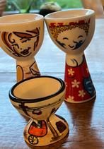 Eierdopjes “Ritzenhoff” en Zuid-Afrikaans handgemaakt, Antiek en Kunst, Antiek | Glas en Kristal, Ophalen of Verzenden