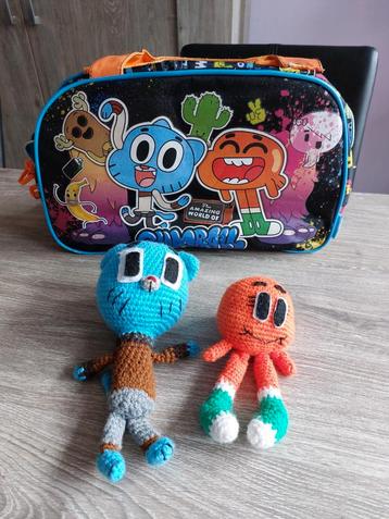 Amazing World of Gumball Sporttas en knuffels