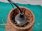 -	Hanglamp gevlochten touw, Huis en Inrichting, Lampen | Hanglampen, Ophalen of Verzenden
