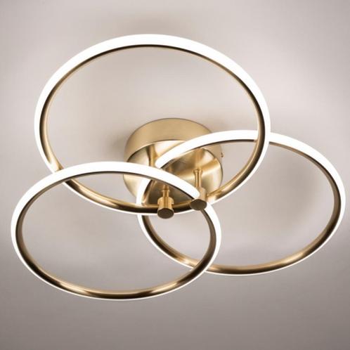 50cm plafondlamp led goud bed keuken bank tafel bedrijf lamp, Huis en Inrichting, Lampen | Hanglampen, Nieuw, Ophalen of Verzenden