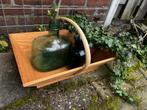 Vintage Houten Plukmand / Decoratiemand, Tuin en Terras, Gebruikt, Minder dan 30 cm, Minder dan 60 cm, Vierkant