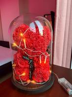 Rozenbeer in glazen bol met verlichting, Ophalen, Nieuw