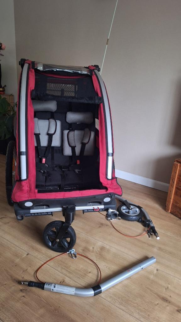 Nordic cab explorer, Fietsen en Brommers, Fietsaccessoires | Aanhangers en Karren, Zo goed als nieuw, Kinderkar, 40 tot 60 kg