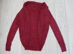 Z.g.a.n. Bershka rood zwart gemeleerd knitwear vest  m/L, Maat 38/40 (M), Zo goed als nieuw, Rood, Bershka