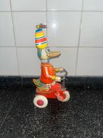 Vintage Blikken Eend op Driewieler Speelgoed, Antiek en Kunst, Antiek | Speelgoed, Ophalen of Verzenden