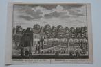 LOENEN AAN DE VECHT MIDDELHOEK Gravure 1719 D.STOPENDAAL GA0, Antiek en Kunst, Verzenden