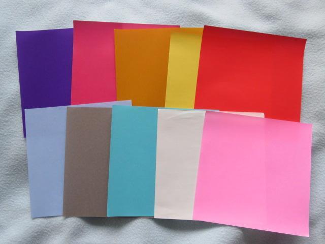 1 EURO OF GRATIS Set 4: 10 origami blaadjes papier 15x15 cm, Hobby en Vrije tijd, Knutselen, Nieuw, Materiaal, Ophalen of Verzenden