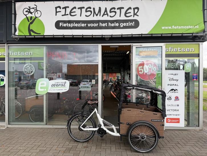 FIETSMASTER  Xcient E-Bike Bakfiets BELT DRIVE MIDDENMOTOR, Fietsen en Brommers, Fietsen | Bakfietsen, Nieuw, Overige merken, 4 kinderen of meer