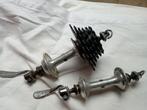 Campagnolo record naven voor en achter 6 speed freewheel, Ophalen of Verzenden, Gebruikt, Racefiets, Wiel