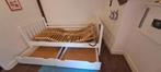 Te Koop 1 persoons Bed, Ophalen, 90 cm, Eenpersoons, Wit
