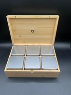 Bredemeijer - Theedoos bamboe met 6 theeblikken, Dtrendingshop@gmail.com, Verzenden, 2103sp, Bredemeijer